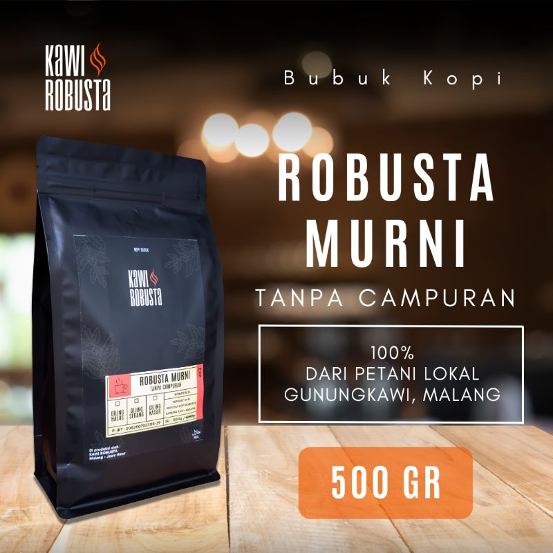 

Kawi Robusta Kopi Murni Tanpa Campuran 500 Gram Kopi Asli Khas Gunung Kawi Malang