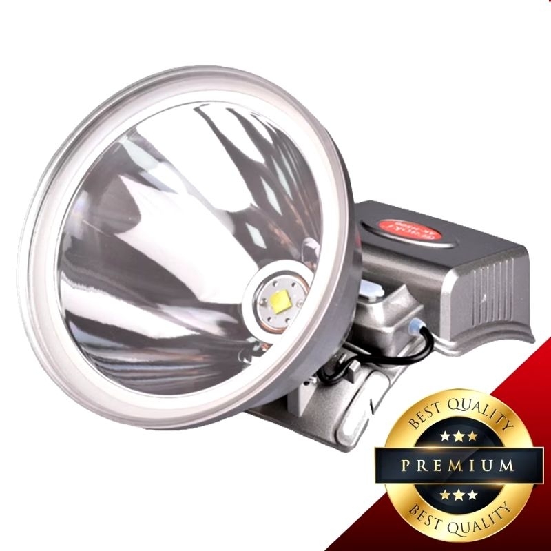 Promo Senter Kepala Led 300W - Senter kepala Anti Air 300W Senter Sorot Led Super Terang - Senter Ke
