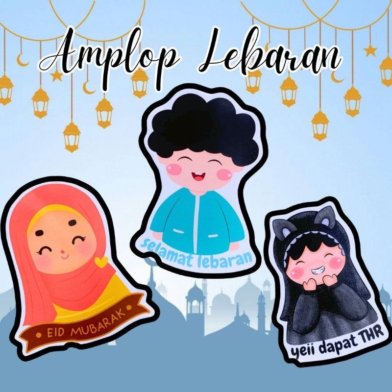 

AMPLOP LEBARAN 2D KARAKTER TERBARU