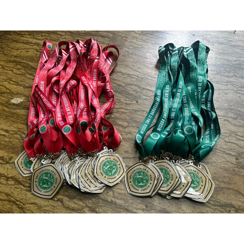MEDALI PRINTING / MEDALI PERPISAHAN / MEDALI SEKOLAH / MEDALI GRADUATION