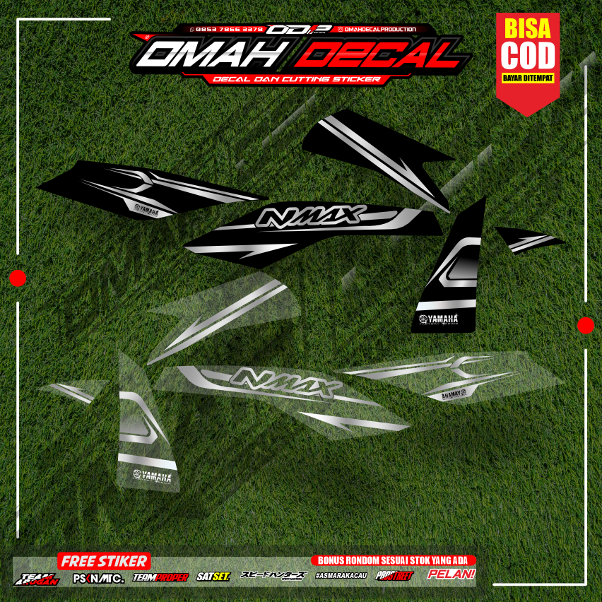 striping nmax turbo new thailand transparan old modifikasi motif api minimalis racing stiker nmax 10