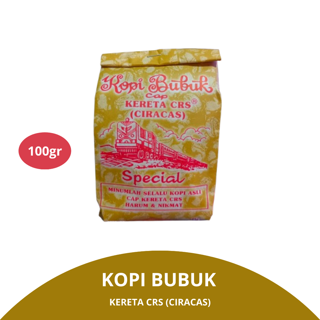 

Kopi Bubuk Kereta CRS (Ciracas) 100gr