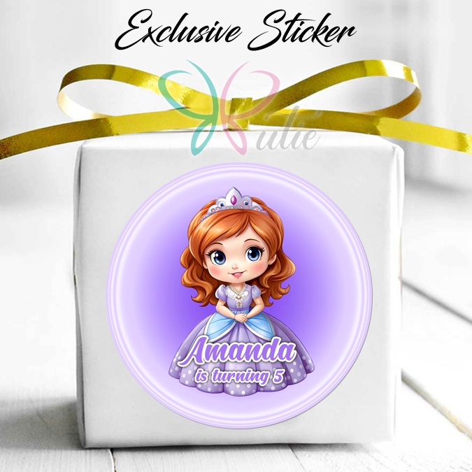 

50 STIKER / STICKER SOFIA 2-2 ULANG TAHUN / ULTAH / BIRTHDAY