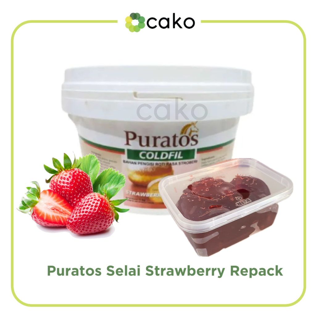 

(REPACK) Selai Strawberry Puratos 250gr