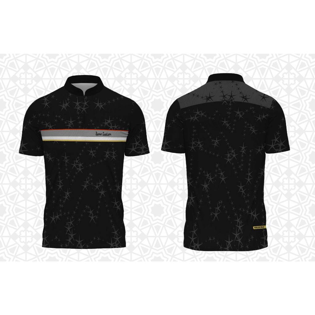 Baju Koko Dewasa Kerah Shanghai Jersey Koko Pria Fullprinting