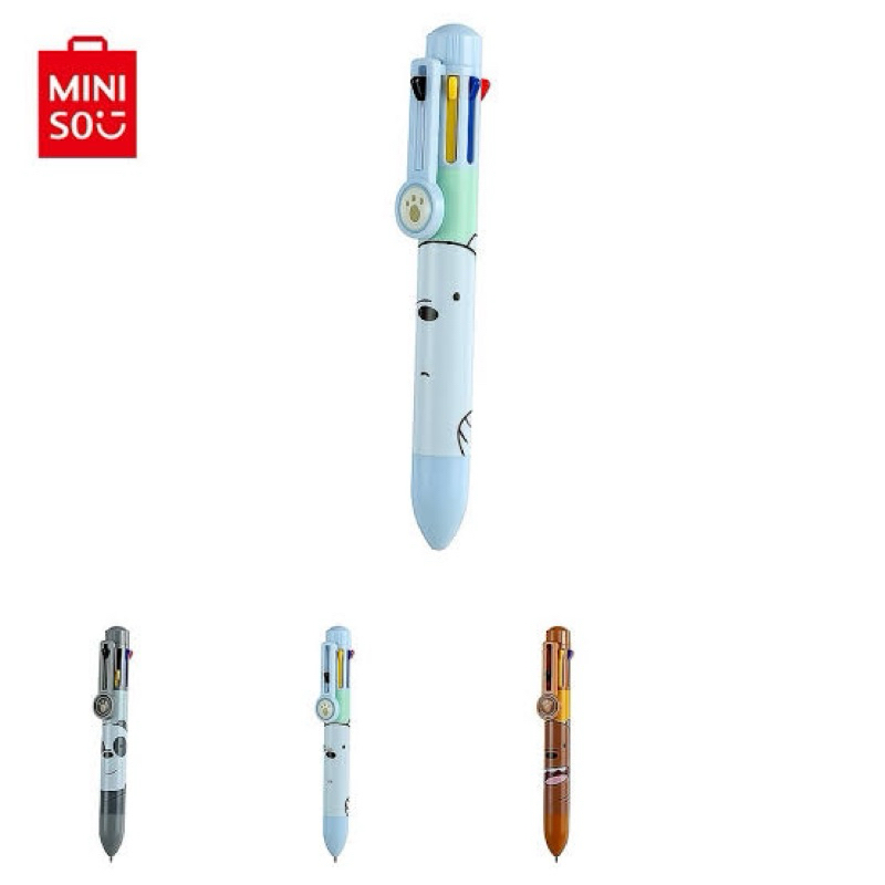 

Miniso Stationery We Bare Bears Ballpoint Pen 8 Colors / pen karakter 8 warna