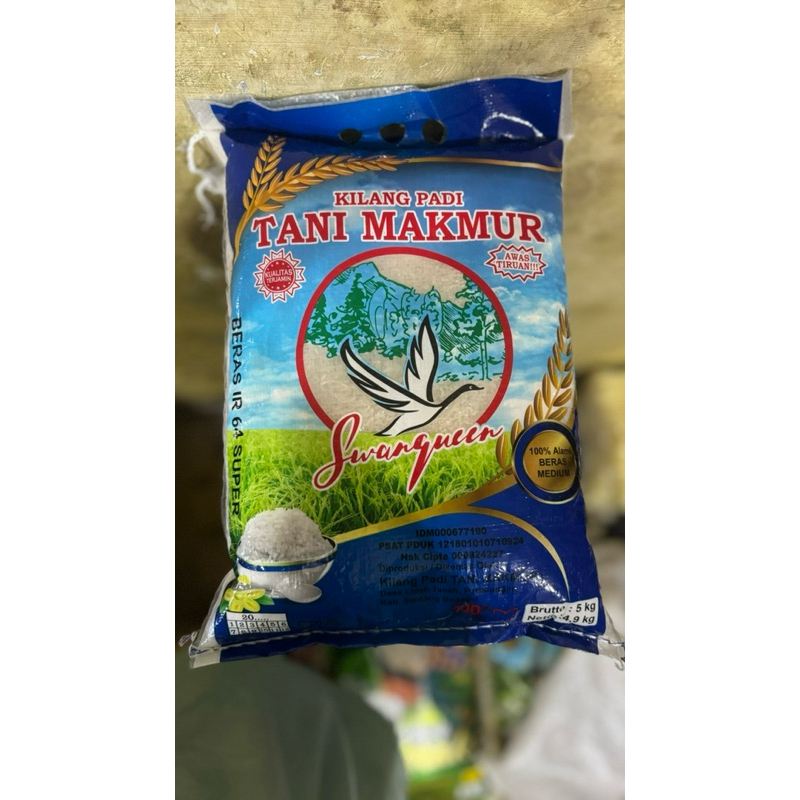 

Beras 5kg Swan Queen Tani Makmur