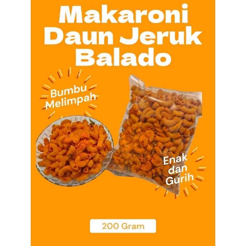 

makaroni daun jeruk balado 200gram