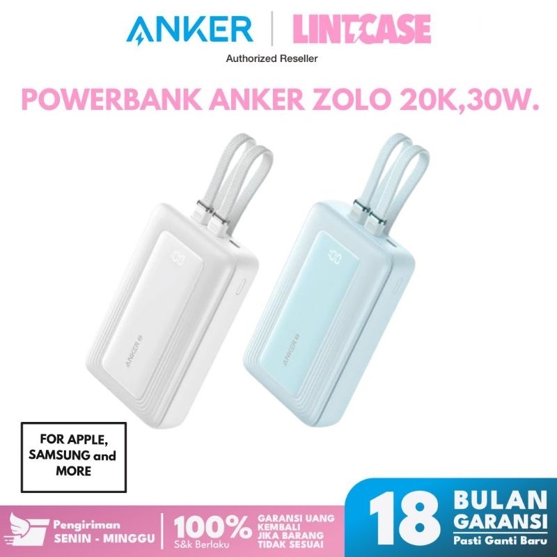 Anker Zolo Power Bank 20K,30W