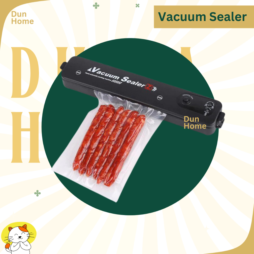 Vacuum Vakum Fakum Sealer Seal Makanan Enak Packaging Makanan Frozen Food Kering Mesin Alat Press Pl