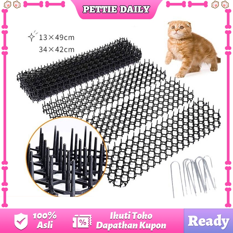 Tikar Pengusir Kucing Taman Anti Kucing Anjing Repellents Mat Jera Spike Ma Matras Pengusir Kucing k