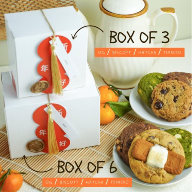 

BOX OF COOKIES cookie box hampers