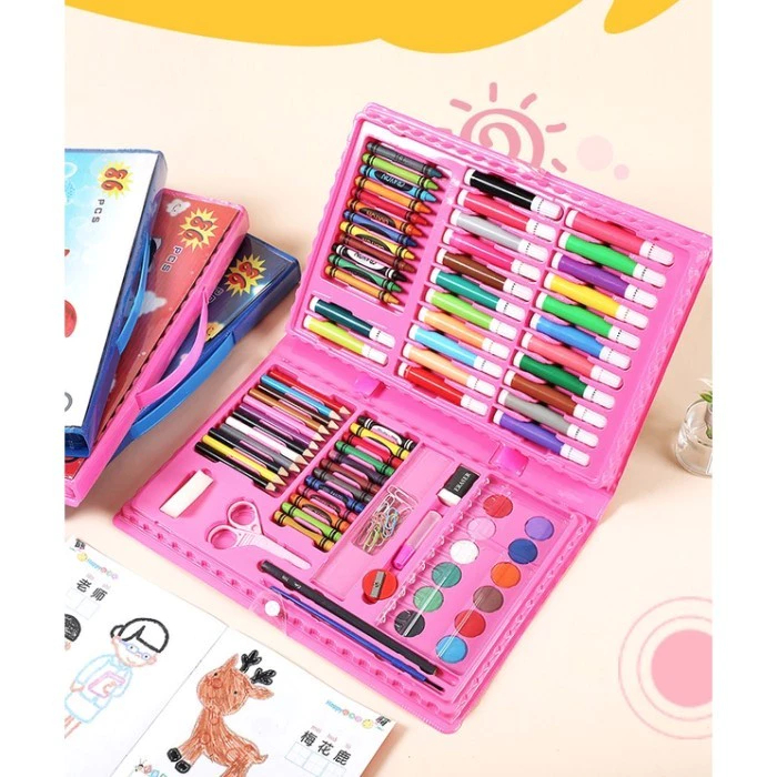 

Shenar Crayon Mewarnai 86 Pcs / Crayon Lukis Anak / Pensil Warna Anak / Melukis / Mewarnai