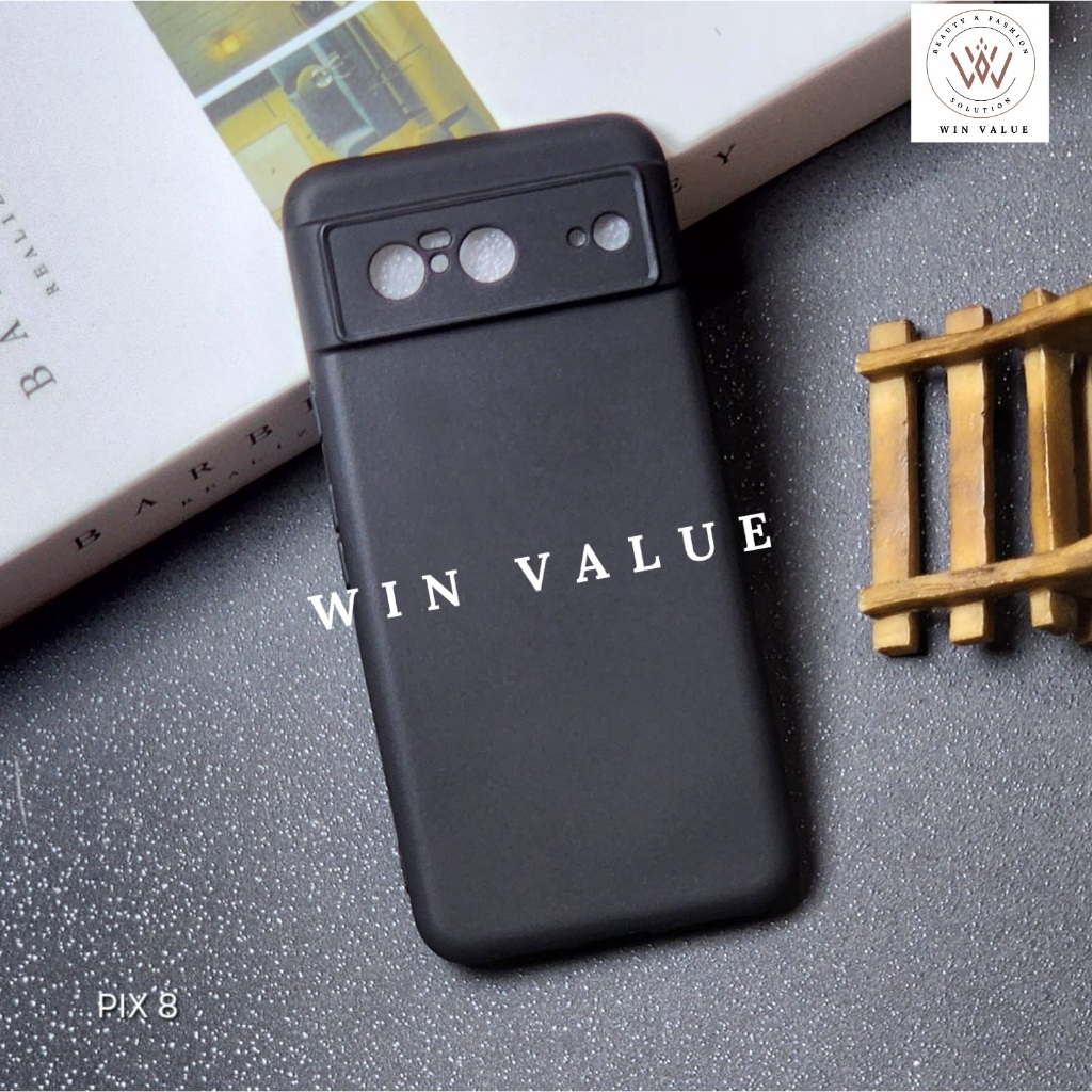 Google Pixel 8 Google Pixel 8 Pro Google Pixel 8A Macaron Square Edge / Case Liquid Square Black Goo