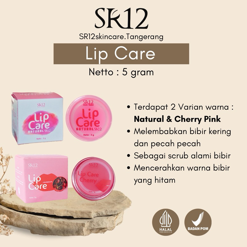 LIP CARE PELEMBAB BIBIR / LIPCARE PEMERAH BIBIR PRIA WANITA / LIPCARE CHERRY BIBIR MERAH ALAMI