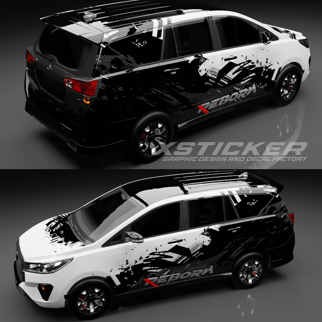 decal sticker mobil innova reborn