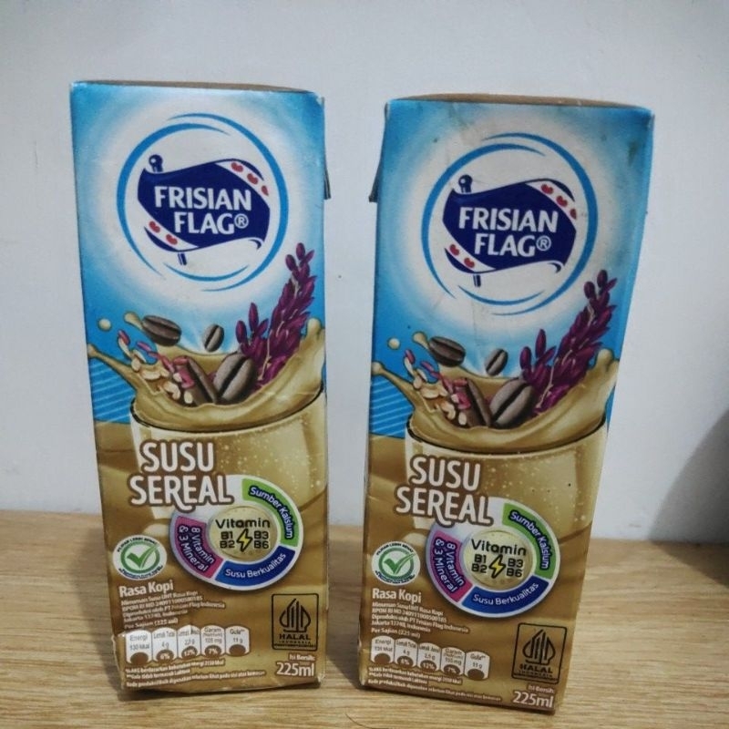 

2 pcs susu sereal frisian flag 225 ml