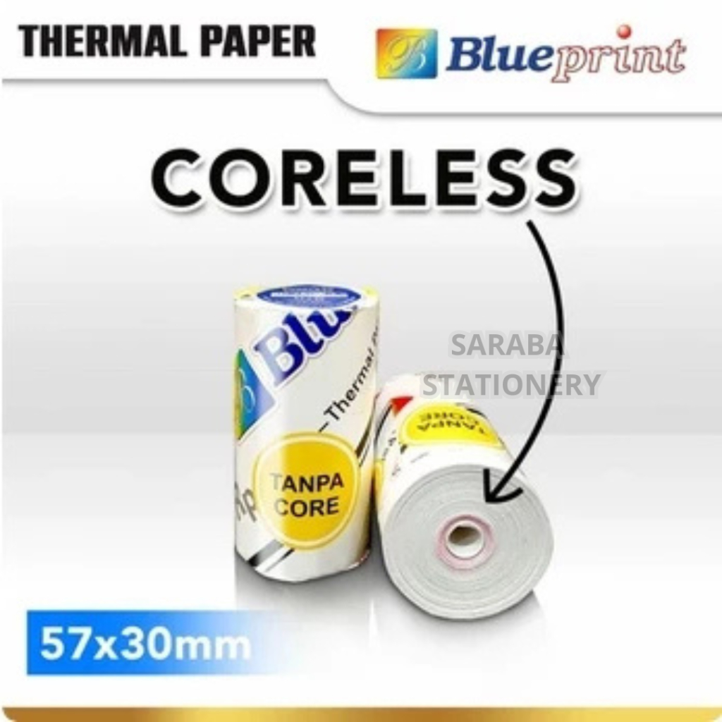 

Kertas Thermal / Kasir / Struk EDC BLUEPRINT 57x30