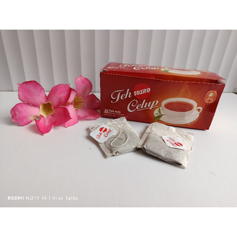 

Teh botol sosro, teh celup 1 pack isi 15 tea bags