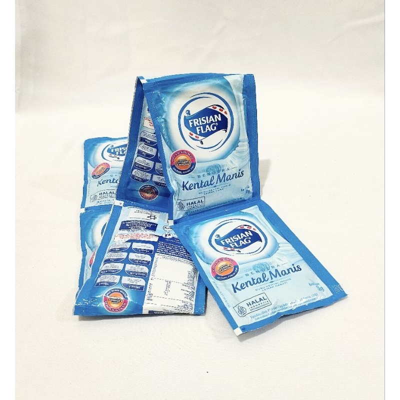 

Frisian Flag PUTIH Susu Kental Manis Sachet 38 gr [1 Renceng isi 6 pcs]