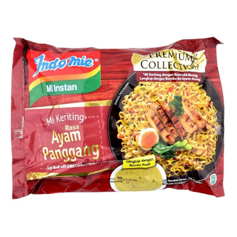 

Indomie Goreng Mie Keriting Ayam Panggang 1pcs