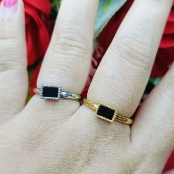 Cincin Titanium Model Kotak Anti Karat