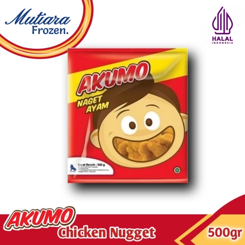 

AKUMO Chicken Nugget 250 gr 500 gr 1000 gr 1 kg Naget Ayam Cemilan Frozen