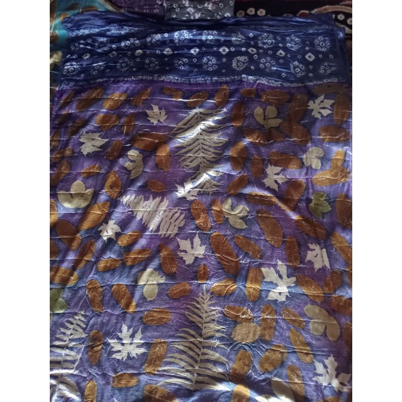 kain jumputan ecoprint
