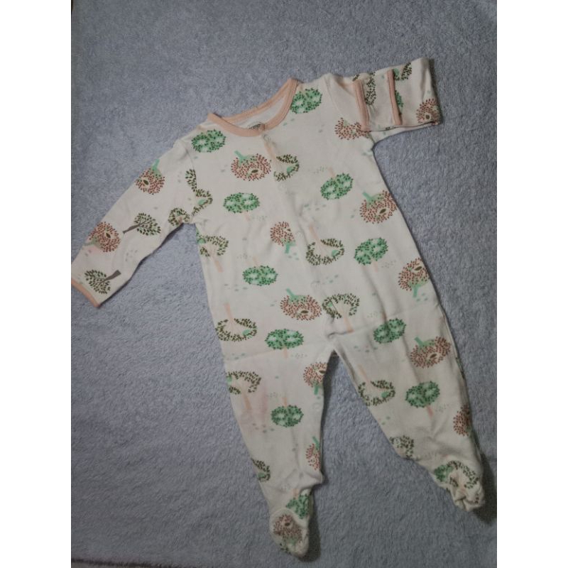 Preloved Sleep suit mamas papas original motif dandelion