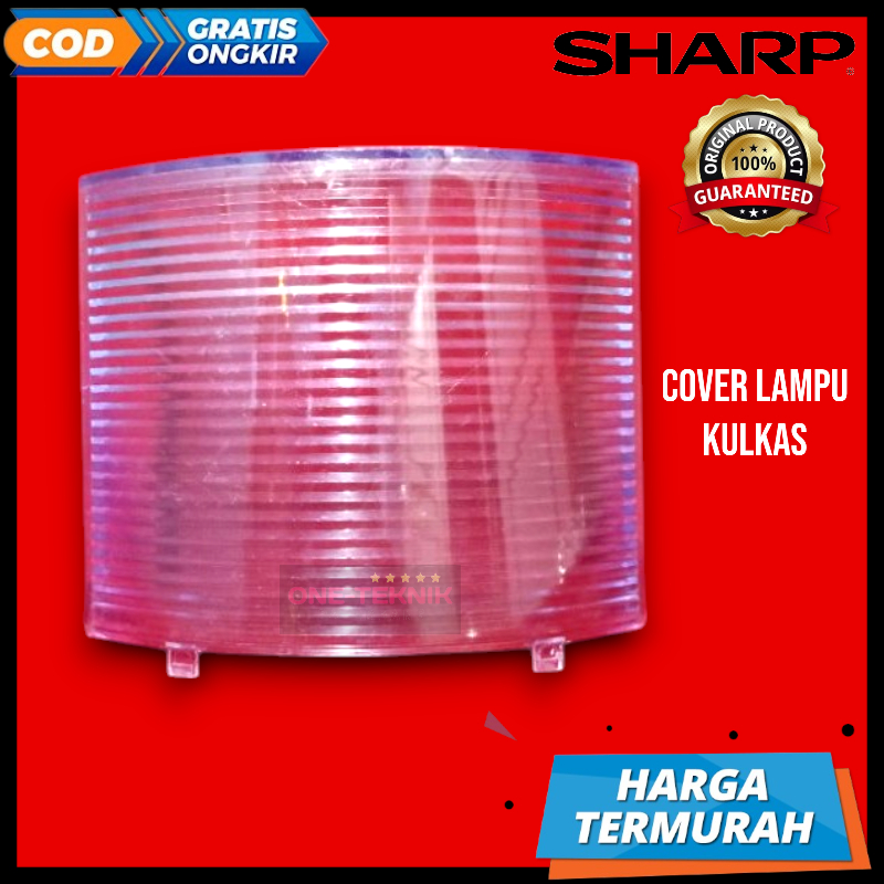 COVER LAMPU KULKAS SHARP ORIGINAL