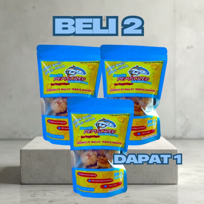 

(BUNDLING) PEMSCREP PALEMBANG BELI 2 PACK FREE 1 PACK