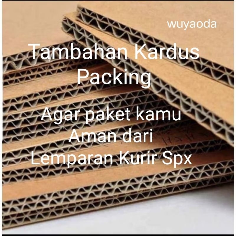 

Kardus & Buble warp tambahan packing
