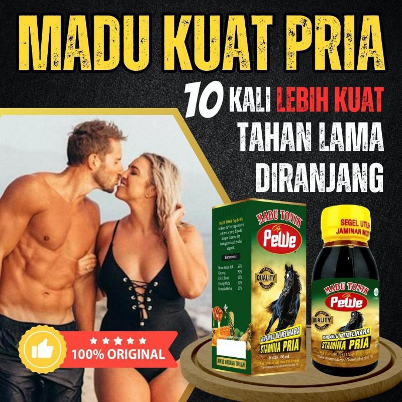 

Madu Tonik Pewe Ori Madukuat Rahasia Pria Perkasa Kuat Tahan Lama Di Ranjang Tanpa Efek Samping 80ML