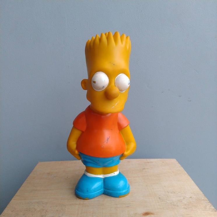 Celengan Murah Celengan Vintage Coin Bank Vintage Coin Bank Second Bart Simpson Action Figure Simpso