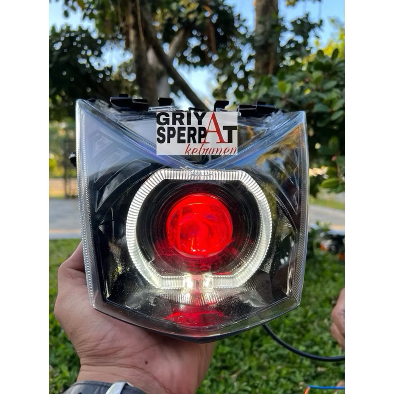 REFLEKTOR LAMPU DEPAN BEAT FI 2012-2014 BILED LED
