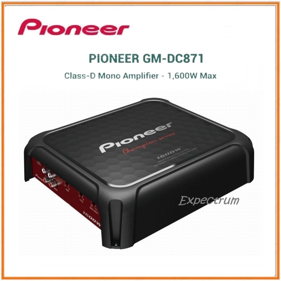 Power Amp MONOBLOK Pioneer GM DC871 - GMDC 871 - GM D8701, Champion Series Class-D Mono Amplifier