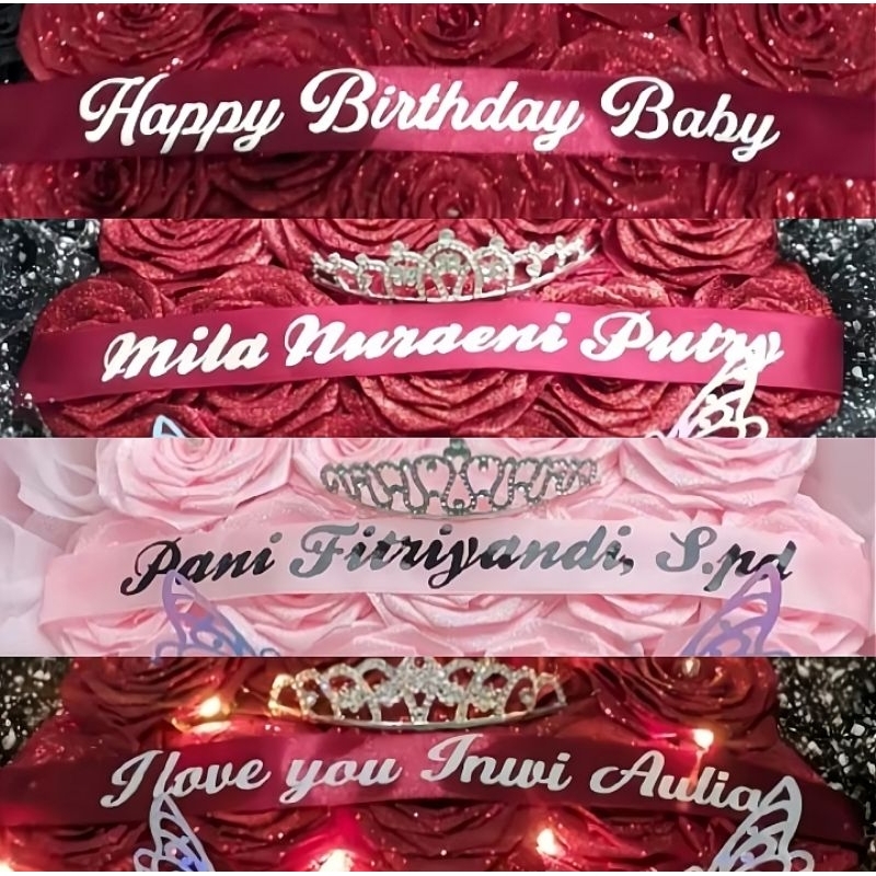 

PITA UCAPAN BUKET PITA NAMA CUSTOM