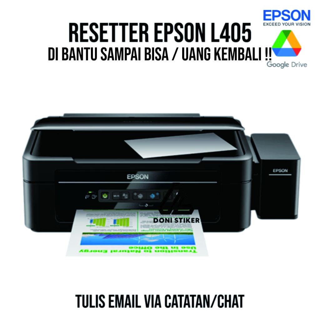 resetter epson L405 bonus video tutorial