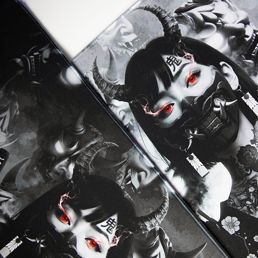 MousePad Gaming Control Surface For FPS Game Mouse Pad Oni Girl XL XXL Cordura Waterproof By Galatix