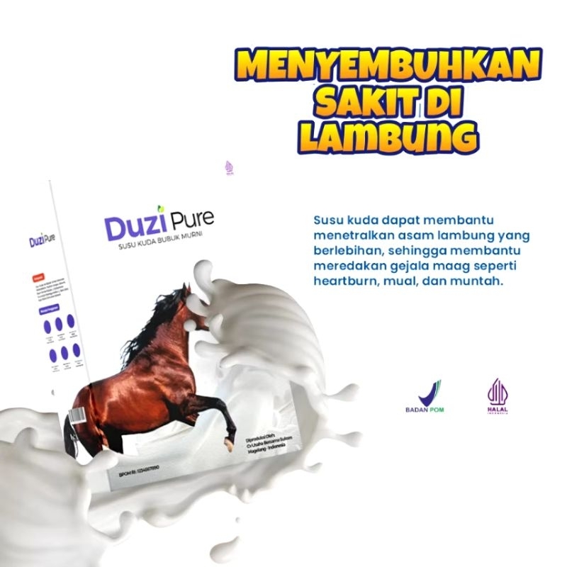 Duzi susu kuda Duzi Pure AMH SUSU KAMBING ETAWA, Susu kambing etawa amh