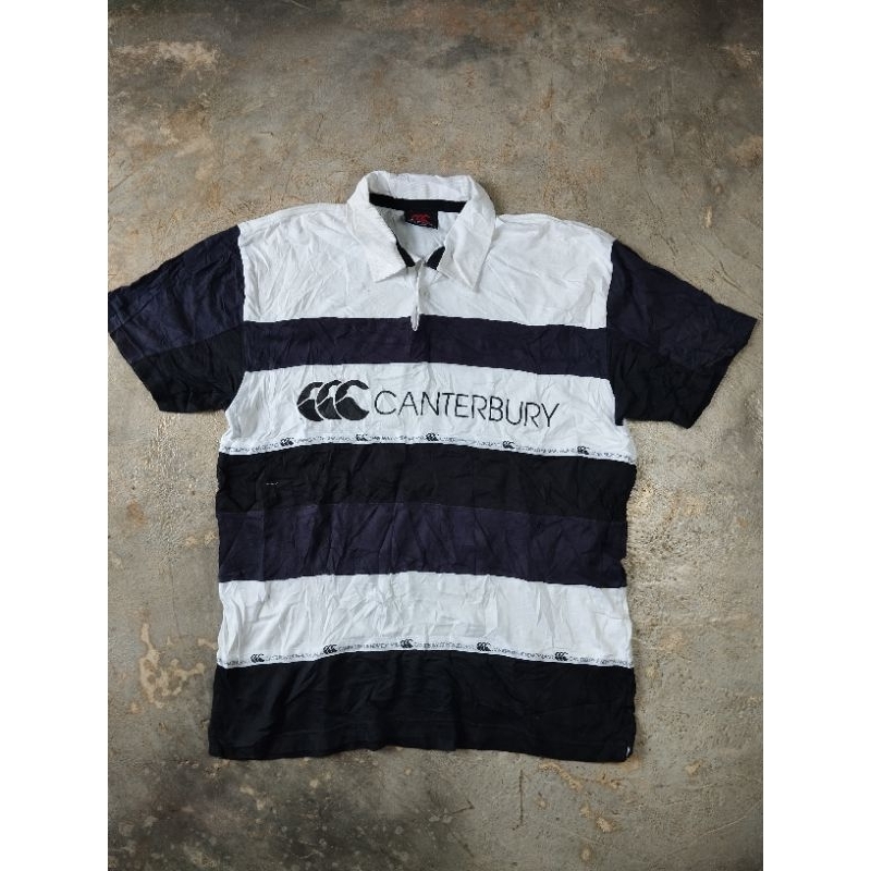 kaos kerah pendek  canterbury