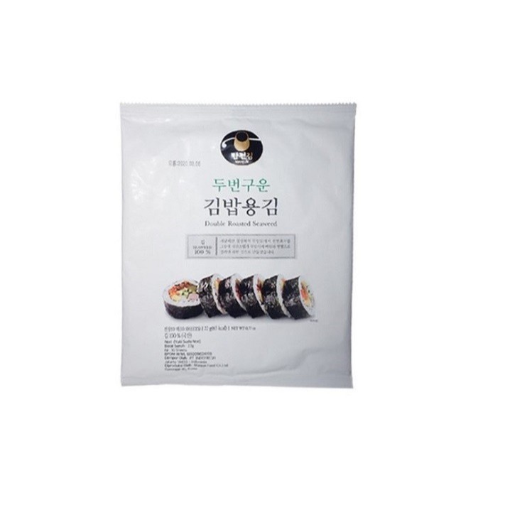 

MANJUN YAKI SUSHI NORI DOUBLE ROASTED SEAWEED 10 SHEET