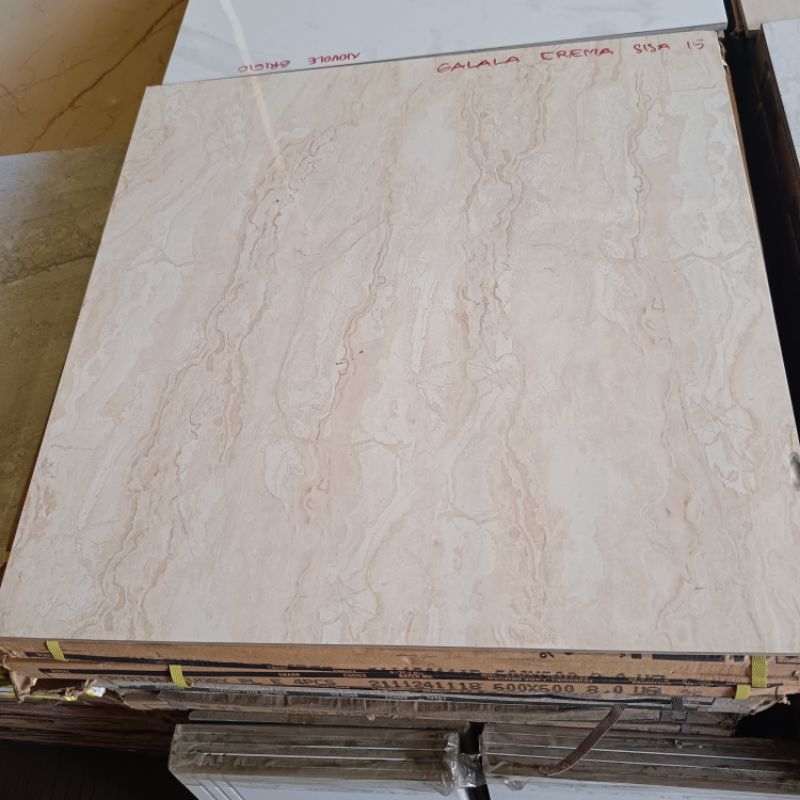 Granit lantai 60x60 galala crema indogres