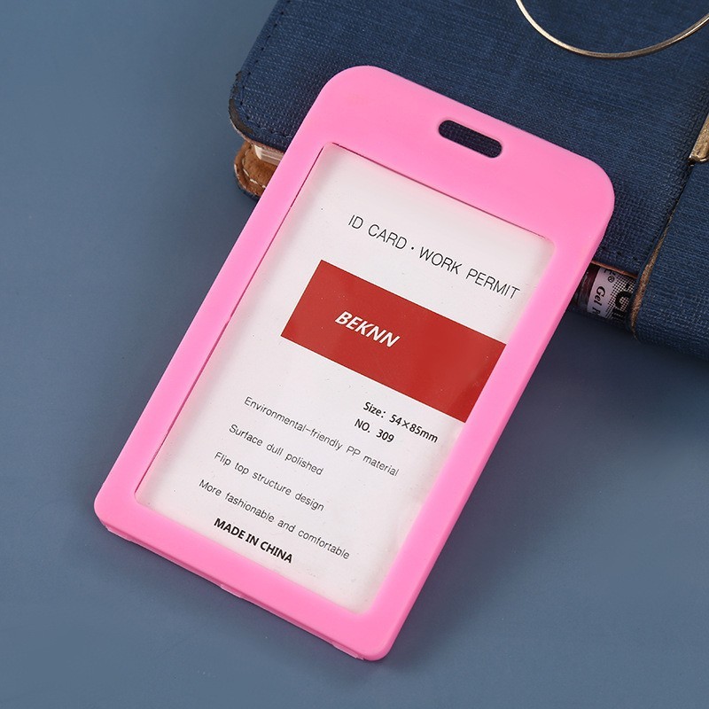 

{Tanpa Tali} ID Card Holder Name Tag Holder / Gantungan Kartu Pengenal Casing ID Card