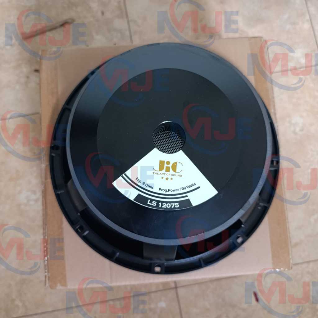 SPEAKER JIC 12075 JIC LS12075 JIC LS 12075 JIC 12 MIDLE LOW PLUS PAKCING KAYU