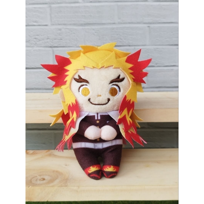 Kimetsu No Yaiba [ Rengoku Kyojuro ] Chokkorisan Plush Mascot Original