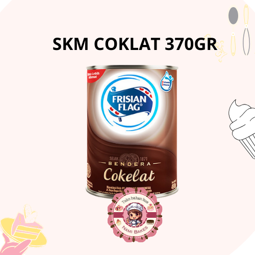 

Frisian Flag Susu Kental Manis Cokelat 370gr SKM Kaleng Chocolate Coklat