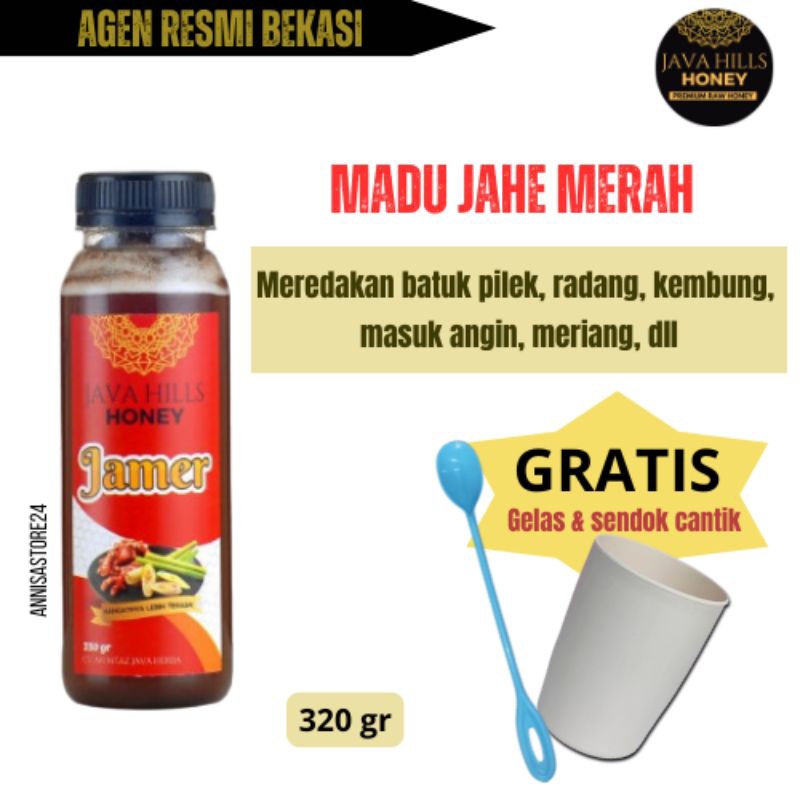 

Madu Jahe Merah Java Hills 320gr / menghangatkan tubuh