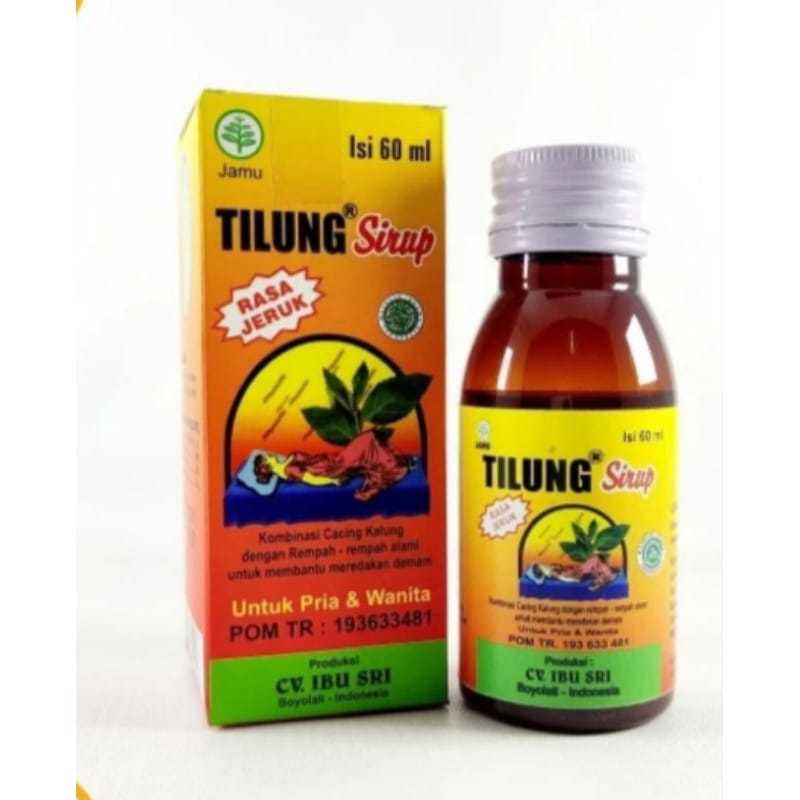 TILUNG SIRUP RASA JERUK 60 ML I Obat Tifus dan Demam