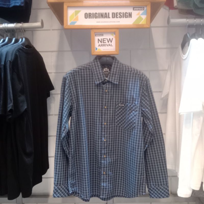 kemeja shirt Casual wear pria Sharks.co brand original